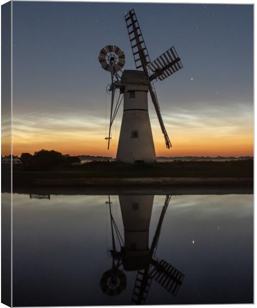 Thurne mill Canvas Print by Dorringtons Adventures