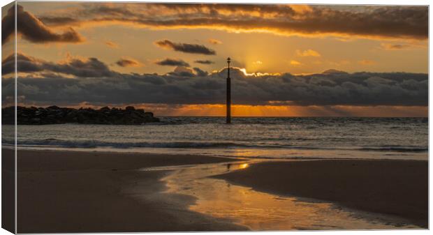 Sea palling  Canvas Print by Dorringtons Adventures