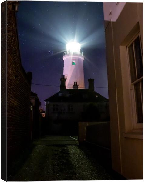 Southwold lighthouse Canvas Print by Dorringtons Adventures