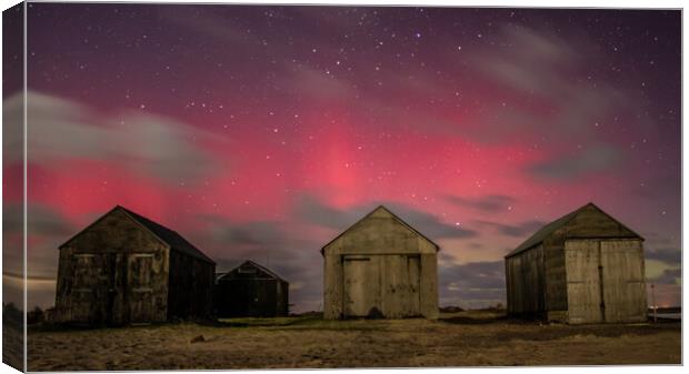 Northern lights Norfolk Canvas Print by Dorringtons Adventures