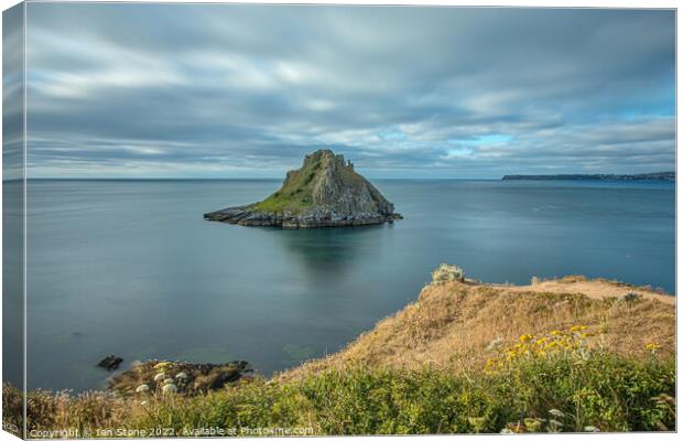 Majestic Views of Torquays Thatcher Point Canvas Print by Ian Stone