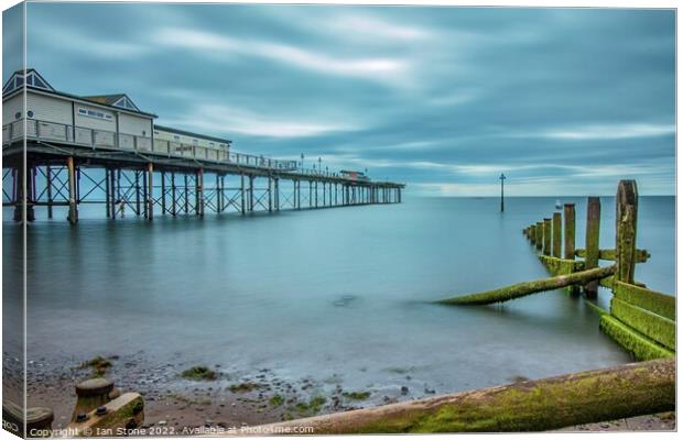 Tranquil Teignmouth at Twilight Canvas Print by Ian Stone