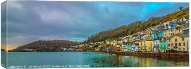 Dartmouth Panorama  Canvas Print by Ian Stone