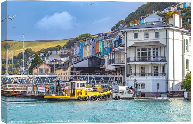 Kingswear  Canvas Print by Ian Stone