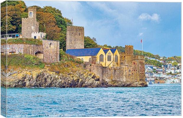 Autumn at Dartmouth Castle  Canvas Print by Ian Stone