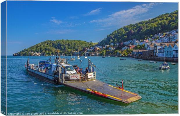 Dartmouth Lower Ferry  Canvas Print by Ian Stone