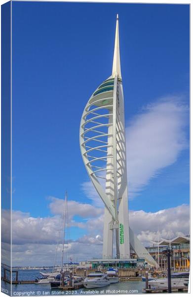 Spinnaker Tower Canvas Print by Ian Stone