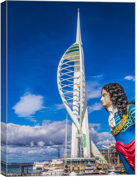 Spinnaker Tower Canvas Print by Ian Stone