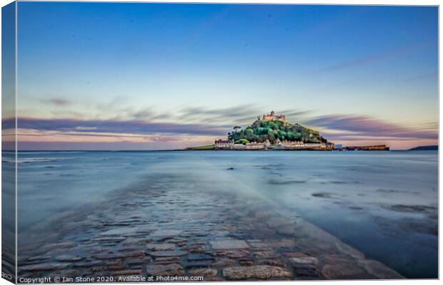 St. Michaels Mount, Cornwall. Canvas Print by Ian Stone