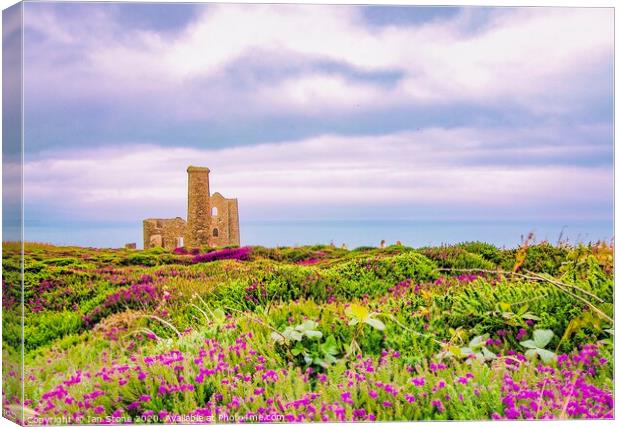 Memories of Wheal Coates  Canvas Print by Ian Stone