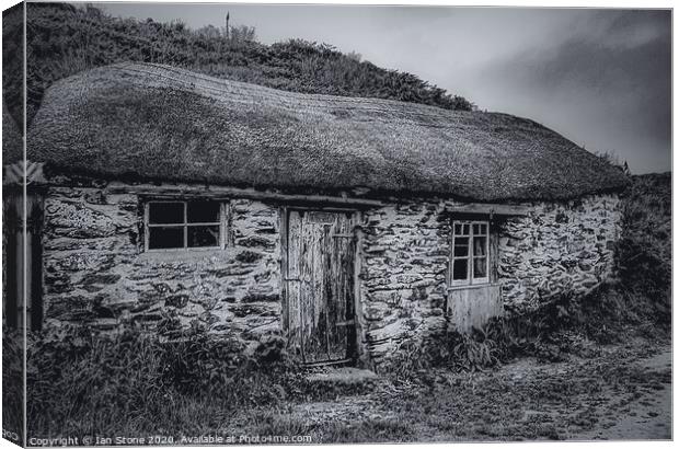 Cornwall cottage  Canvas Print by Ian Stone