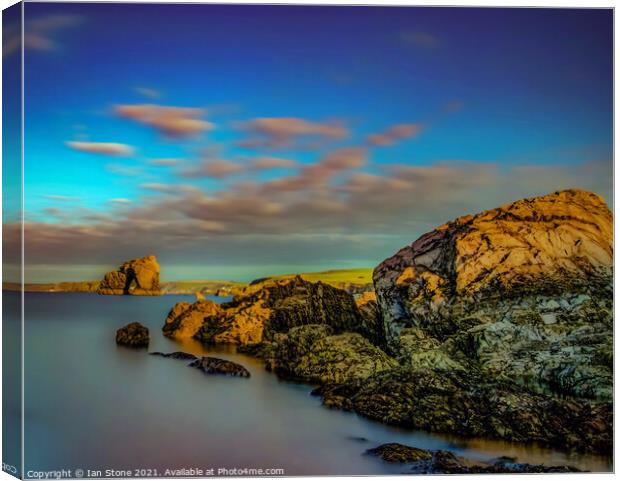 Thurlestone   Canvas Print by Ian Stone