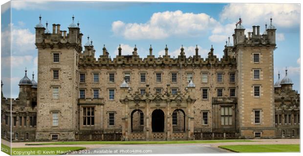 Floors Castle Canvas Print by Kevin Maughan