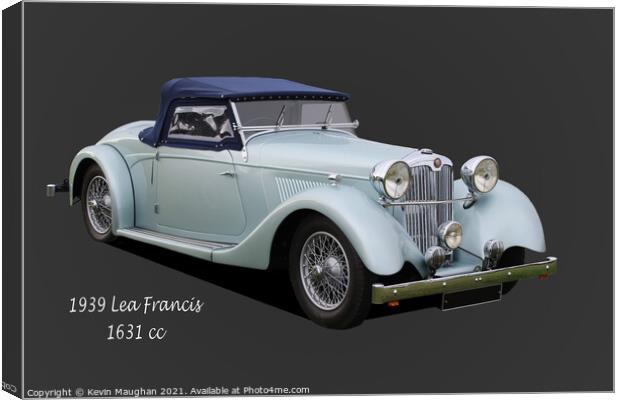 1939 Lea Francis Canvas Print by Kevin Maughan