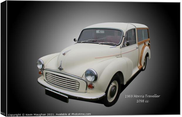 1969 Morris Traveller Canvas Print by Kevin Maughan