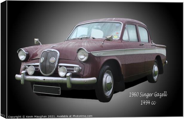 1960 Singer Gazell Canvas Print by Kevin Maughan
