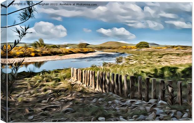 Ingram Valley 4 (Digital Art Image) Canvas Print by Kevin Maughan