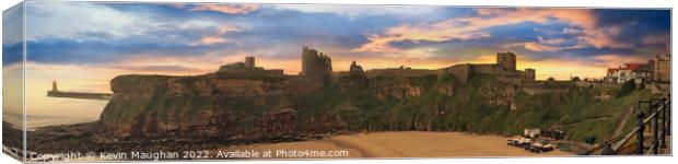 A Majestic Fortress by the Sea Canvas Print by Kevin Maughan