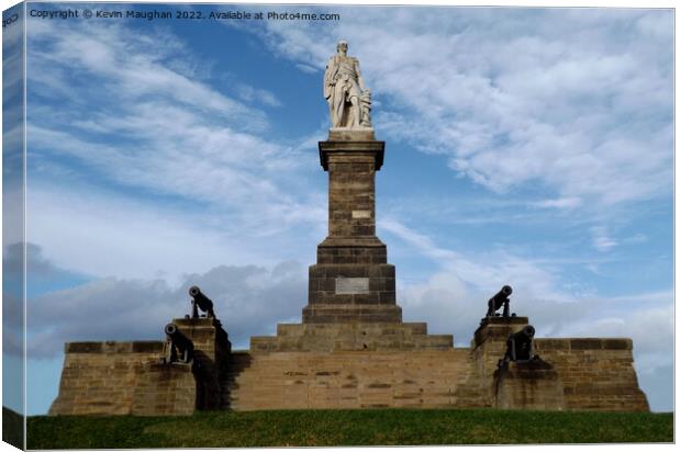 Lord Collingwood Monument Tynemouth Canvas Print by Kevin Maughan