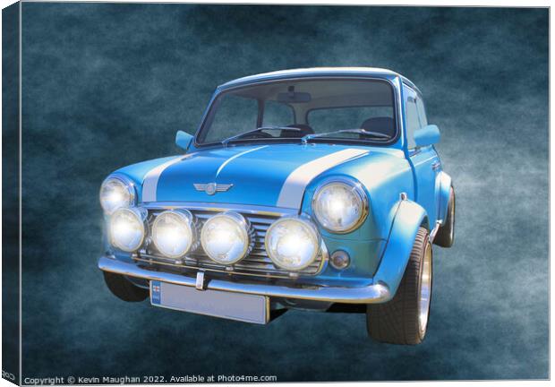 A Classic Mini Adventure Canvas Print by Kevin Maughan