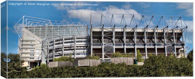St James Park Football Stadium Canvas Print by Kevin Maughan