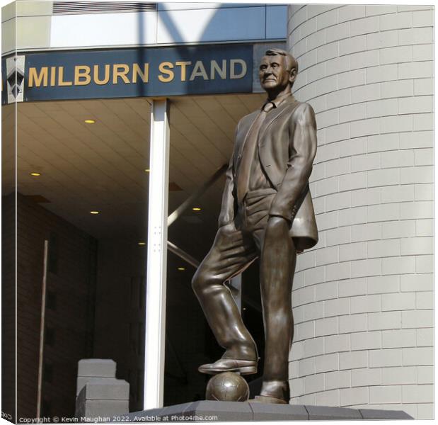 Sir Bobby Robson Statue Canvas Print by Kevin Maughan