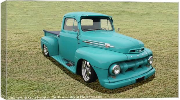 Vintage Ford F1 Half-Ton Pickup Canvas Print by Kevin Maughan