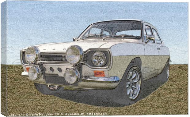 Ford Escort Mk1 Canvas Print by Kevin Maughan