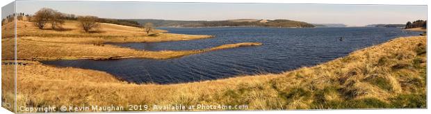Kielder Water Northumberland (Panoramic) Canvas Print by Kevin Maughan