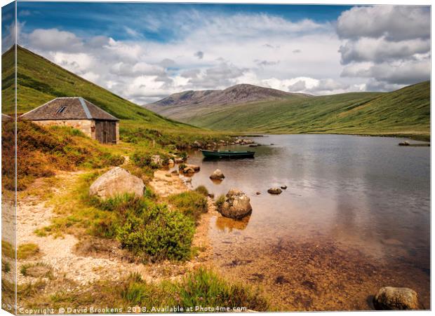 Loch Iorsa Canvas Print by David Brookens