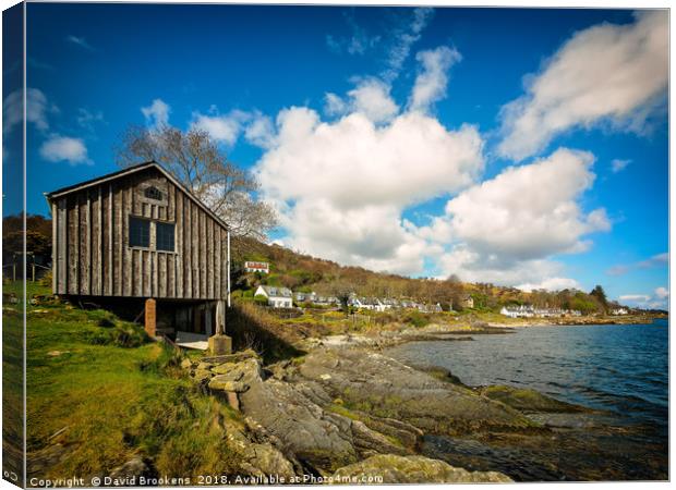 Corrie Shore Canvas Print by David Brookens