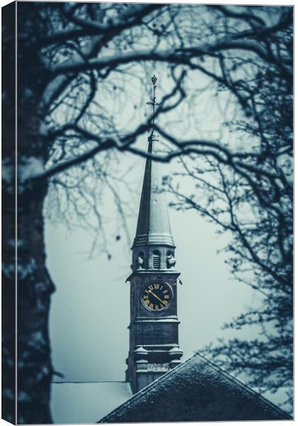 Lesmahagow Parish Curch Canvas Print by Duncan Loraine