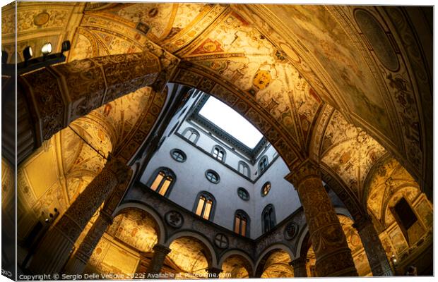 Palazzo Vecchio in Florence, Italy Canvas Print by Sergio Delle Vedove