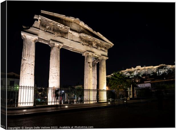 Roman Agorà archaeological site in Athens, Greece Canvas Print by Sergio Delle Vedove