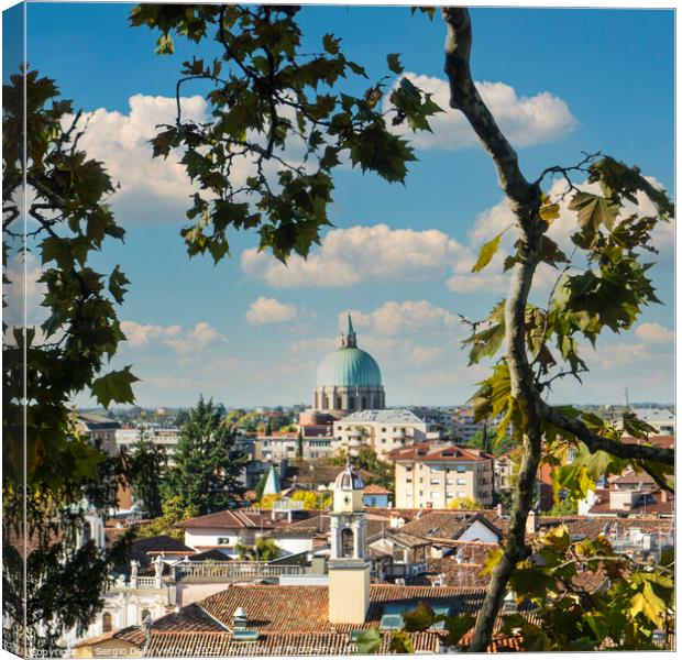 The panorama of Udine, Italy.  Canvas Print by Sergio Delle Vedove