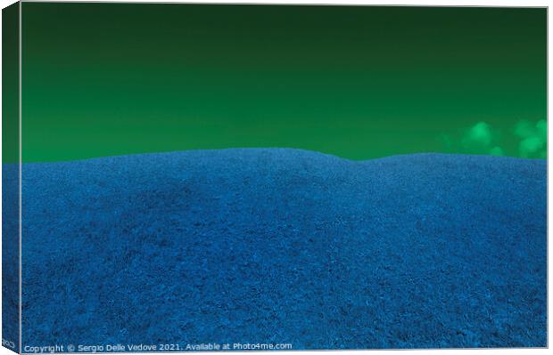 The blue hill Canvas Print by Sergio Delle Vedove