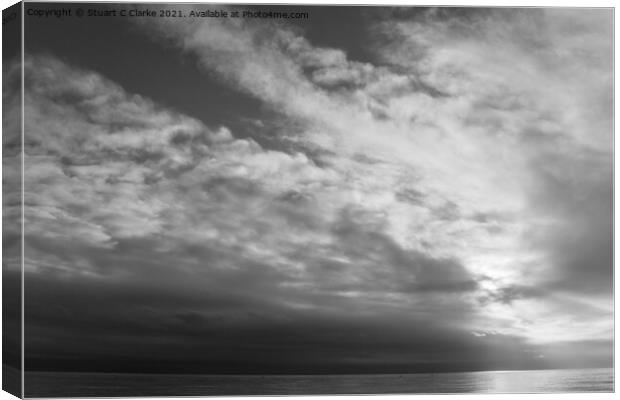 Bognor seascape Canvas Print by Stuart C Clarke