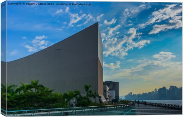 Hong Kong Cultural Centre Canvas Print by Stuart C Clarke