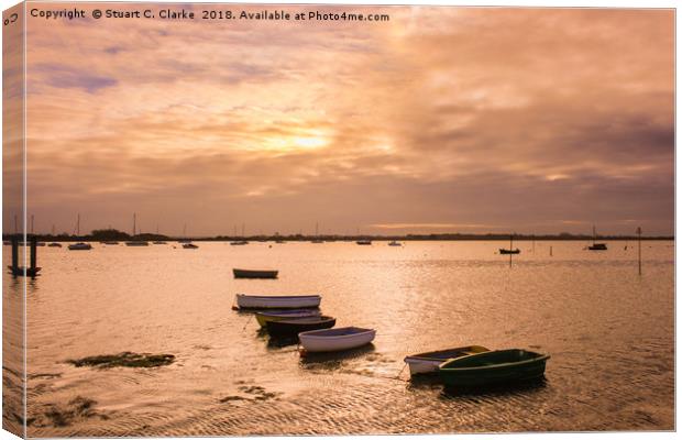 Across the harbour Canvas Print by Stuart C Clarke