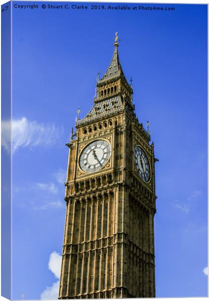 Big Ben Canvas Print by Stuart C Clarke