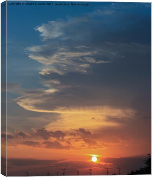 Johor sunset Canvas Print by Stuart C Clarke
