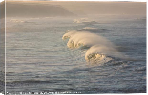 White Horses Canvas Print by Kate Whiston