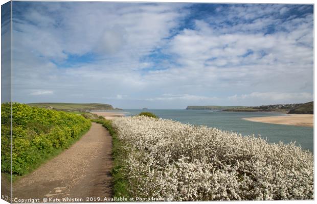 The Path to Tregirls Canvas Print by Kate Whiston