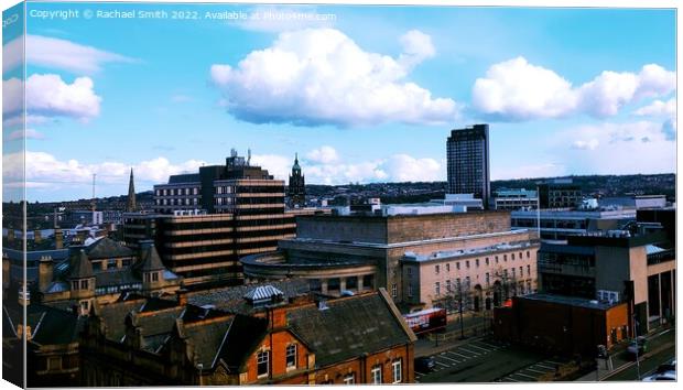 Sheffield city centre Canvas Print by Rachael Smith