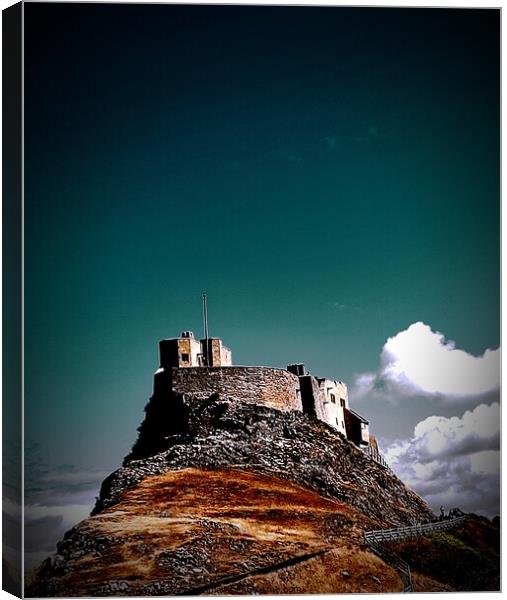 Lindisfarne castle Canvas Print by Rachael Smith