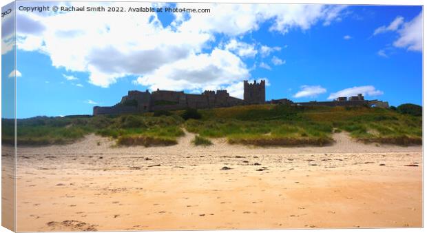 Bamburgh castle  Canvas Print by Rachael Smith