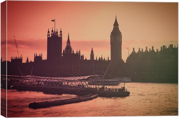 Overlooking Westminster  Canvas Print by Rachael Smith
