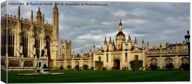 Kings College, Cambridge  Canvas Print by Rachael Smith