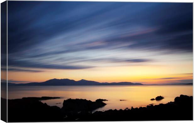 Isle of Arran Sunset Canvas Print by Robert McCristall