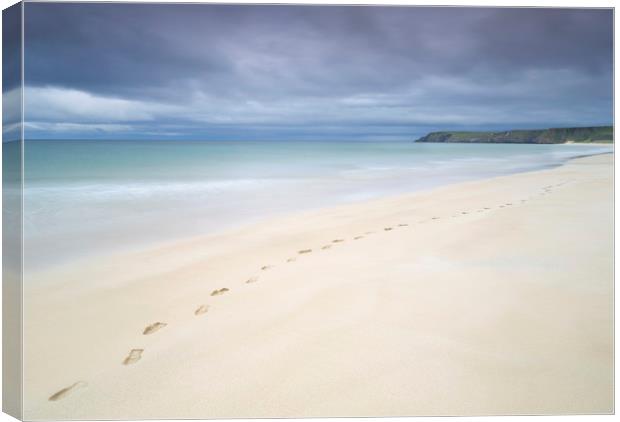 North Tolsta beach, Lewis and Harris  Canvas Print by Robert McCristall